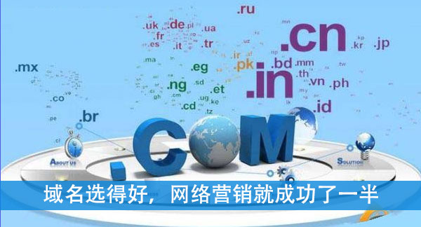 域名選得好，網(wǎng)絡(luò)營(yíng)銷就成功了一半